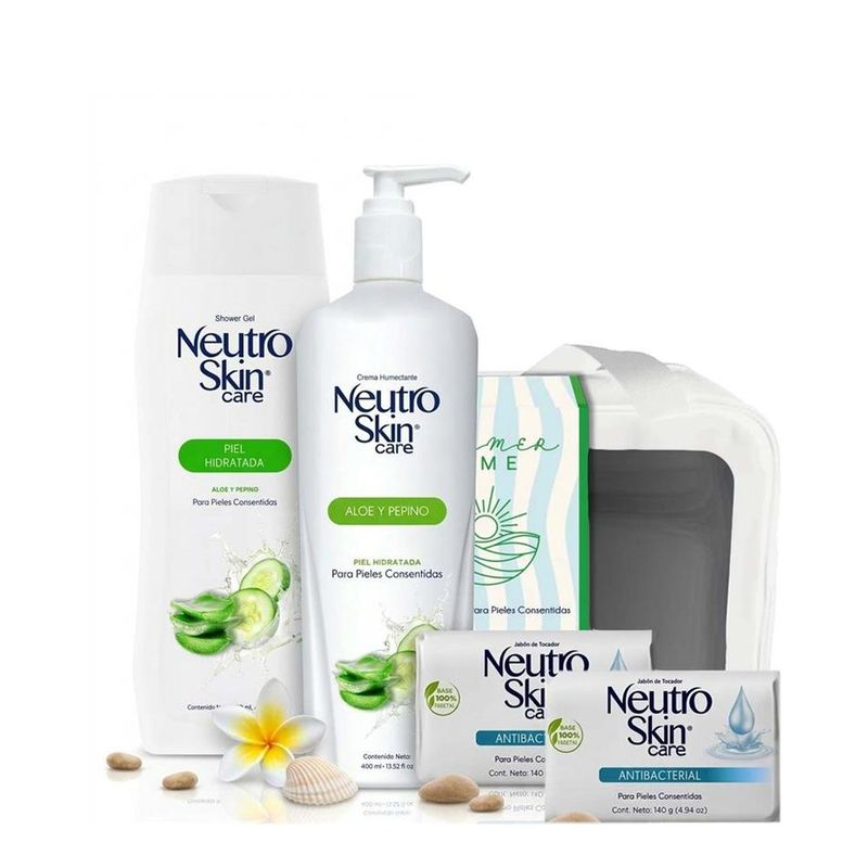 Kit de Verano Neutro Skin Aloe y Pepino para Piel Sensible