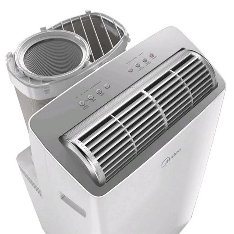 Aire Acondicionado Portátil Midea con Wifi y Bluetooth de 12,000 BTU Color Blanco