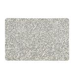 Individual Rectangular para Mesa Diseño Granito de 30 x 43 cm Color Gris Claro