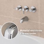 Mezcladora para Ducha y Tina Pfirst Series Quadrado Acabado Cromado