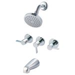 Mezcladora para Ducha y Tina Pfirst Series Quadrado Acabado Cromado