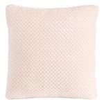 Set de 2 Cojines Decorativos de 40 x 40 cm con Textura Suave Color Rosado