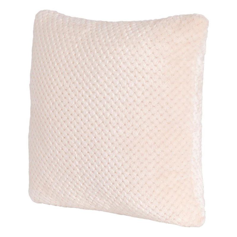 Set de 2 Cojines Decorativos de 40 x 40 cm con Textura Suave Color Rosado