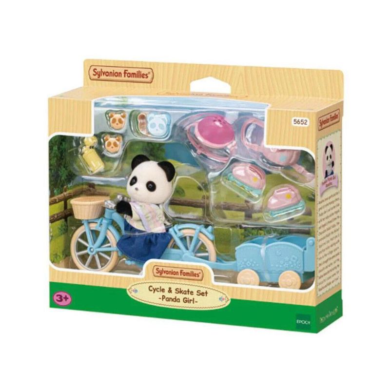 Sylvanian Families Set de Bicicleta y Patines Rosalina Panda