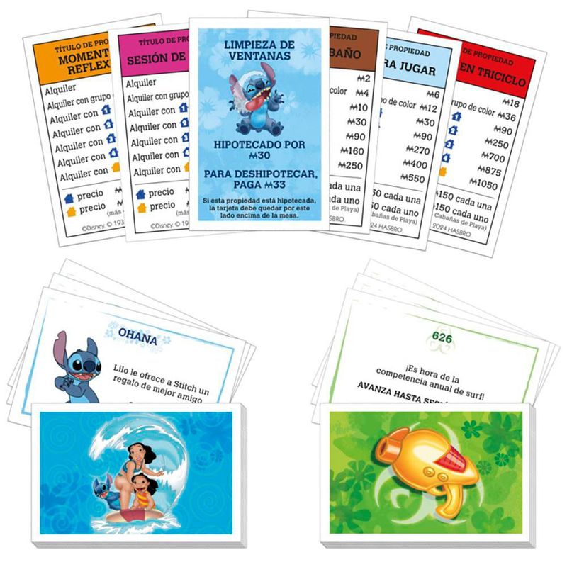 Juego de Mesa Monopoly Disney Stitch Edición Familiar