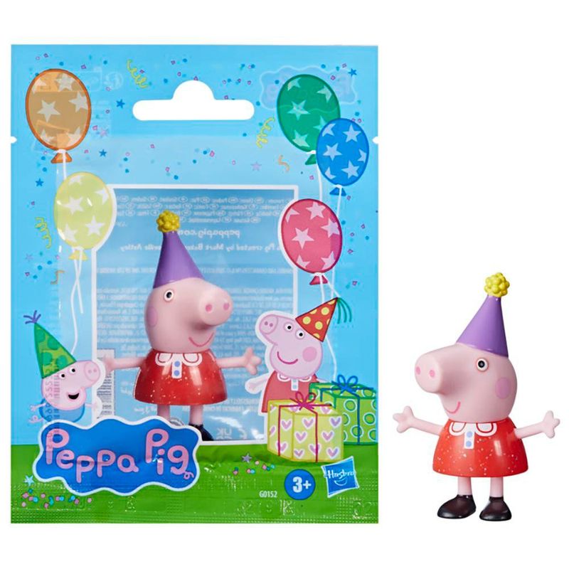 Figura Peppa Pig Party Friends de 3 Plg Dieños Surtidos