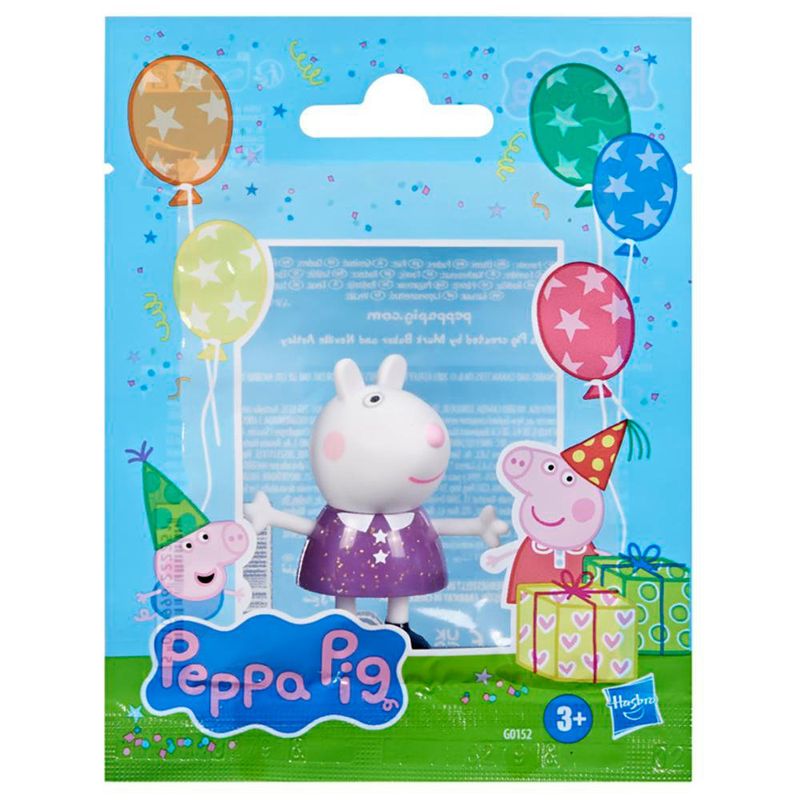 Figura Peppa Pig Party Friends de 3 Plg Dieños Surtidos