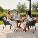 Set de Comedor Color Negro 5 Piezas