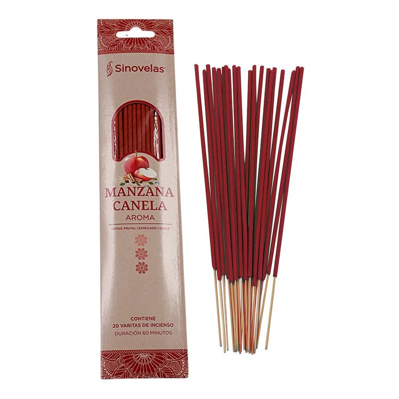 Incienso en Varita Aroma Manzana Canela 20 Unidades
