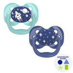 Set de 2 Chupones Advantage Nivel 1 en Colores Surtidos