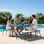 Set de Exterior Rony Azul 4 Pzas