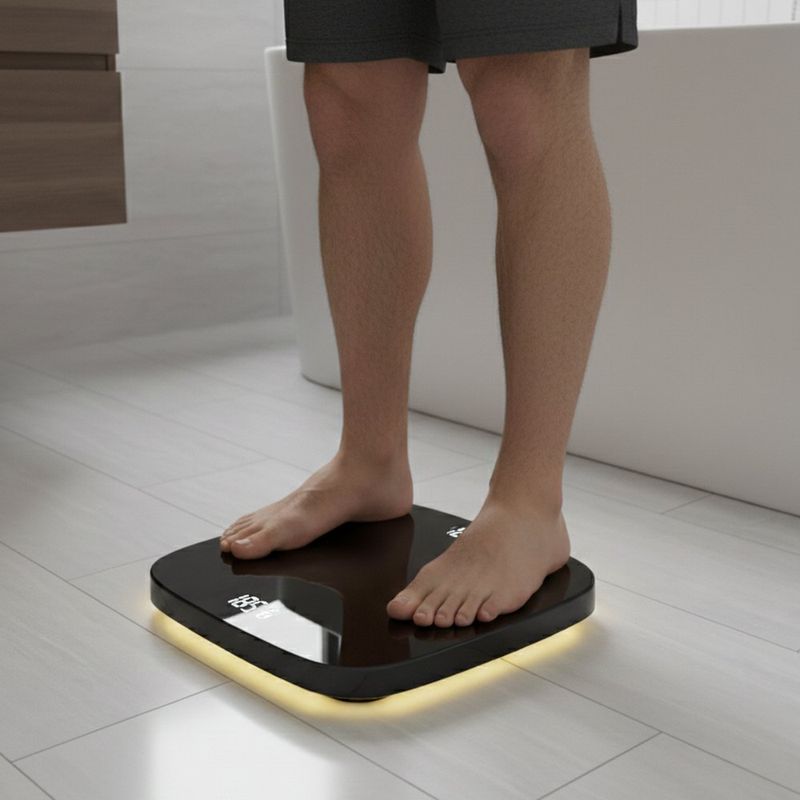 Báscula Digital HoMedics Glo con Iluminación Ambiental