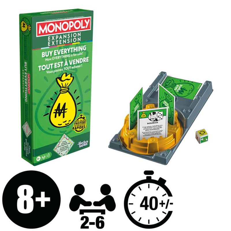 Expansión de Juego de Mesa Monopoly Buy Everything