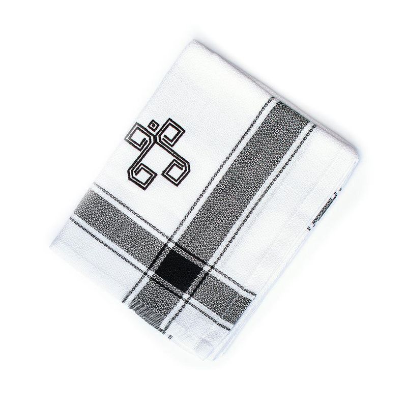 Limpiador Guarda Negro Bordado Mono De 71 x 65 Cm