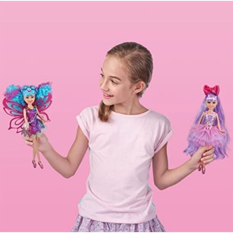 Muñeca Sparkle Girlz Cabello de Ensueño con 5 Sorpresas