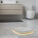 Báscula Digital HoMedics Glo Blanca con Iluminación Ambiental