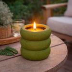 Vela Citronela en Base de Terracota 6 x 6 Cm