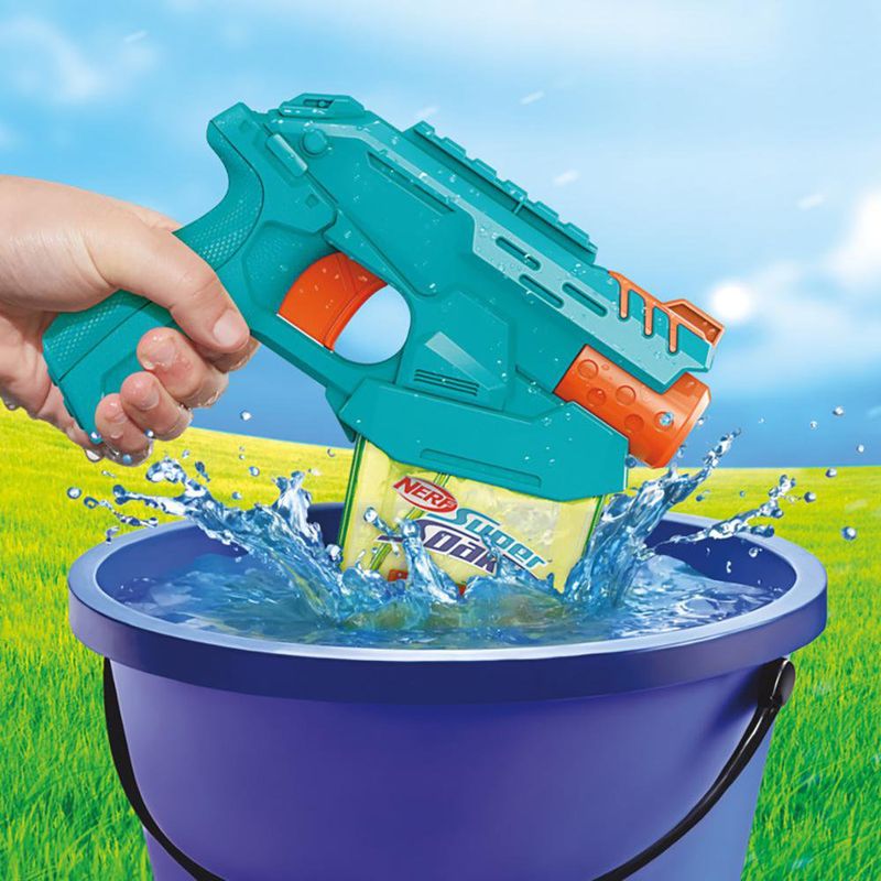 Pistola de Agua Nerf Super Soaker Mini Dunk Fill de Recarga Rápida