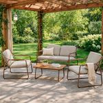 Set de Exterior Inga Color Beige 4 Pzas