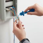 Placa Coaxial de Pared Color Blanco