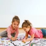 Hello Kitty Tapete para Colorear con Marcadores Lavables