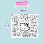 Hello Kitty Tapete para Colorear con Marcadores Lavables