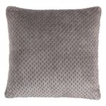 Set de 2 Cojines Decorativos de 40 x 40 cm con Textura Suave Color Gris