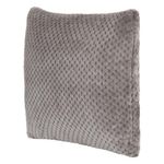 Set de 2 Cojines Decorativos de 40 x 40 cm con Textura Suave Color Gris