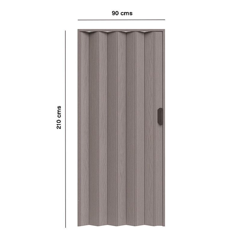 Puerta de PVC Plegable Tivoli Color Roble de 90 x 210 Cm