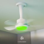 Ventilador Inteligente con Lámpara LED Integrada