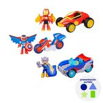 Vehículo y Figura Marvel His Amazing Friends Diseños Surtidos