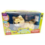 Gato de Peluche Interactivo con Accesorios Color Naranja