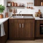 Mueble de Cocina con Lavatrastos Derecho Liverpool Nogal