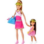 Barbie Set de Clases de Tenis con Stacie y Chelsea