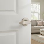 Chapa para Baño Tipo Manija Newport Color Latón Antiguo