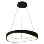 Lampara Colgar Circular LED CCT Color Negro