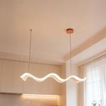Lampara Colgante Ondulada LED CCT