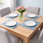 Individual Rectangular para Mesa de 30 x 43 cm Color Celeste