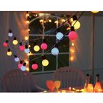 Bombilla LED Base E27 de 1W G45 Tipo Globo Rojo