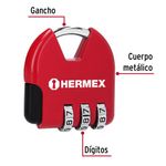 Candado Maletero de Combinación 36 mm