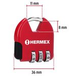 Candado Maletero de Combinación 36 mm