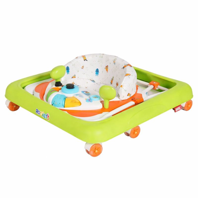 Andadera Babalu Traffic Blanco y Verde