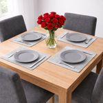 Individual Rectangular para Mesa de 30 x 45 cm Color Gris