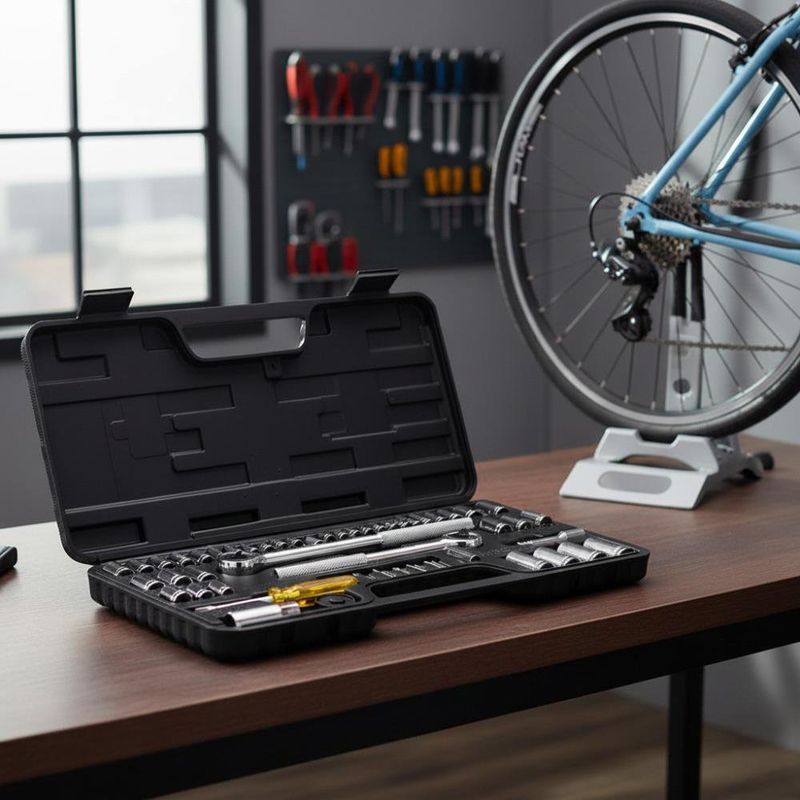 Herramientas para Mecánico Raíz de 1/4 y 3/8 plg Set de 51 Piezas