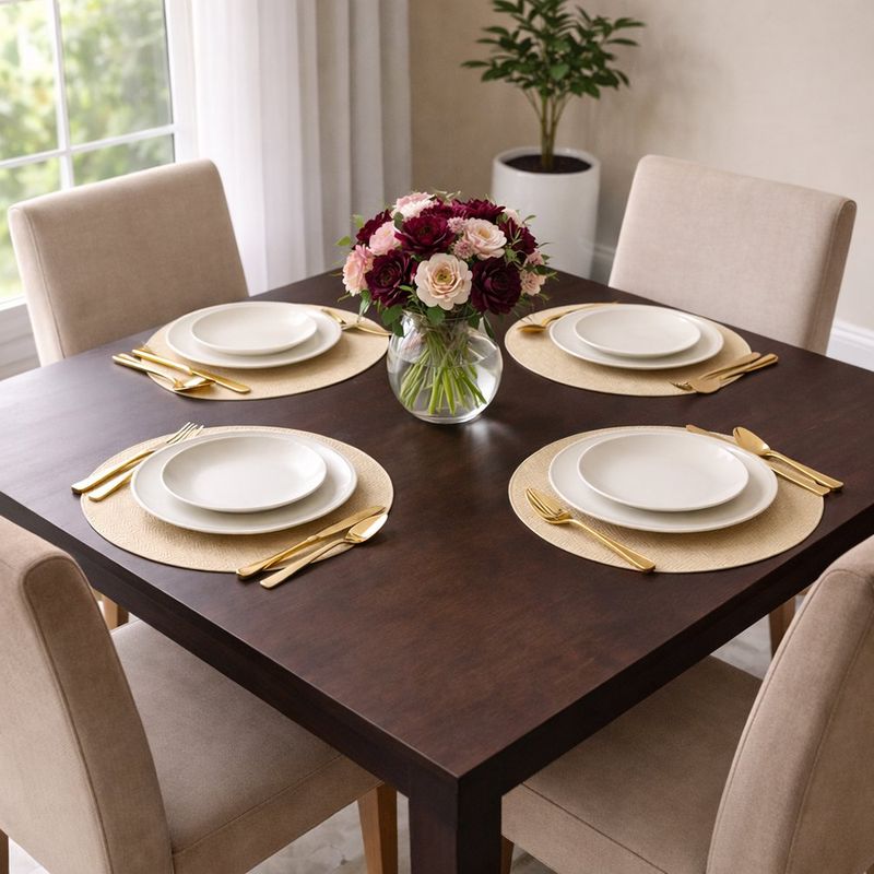 Individual Redondo para Mesa de 38 cm Color Blanco