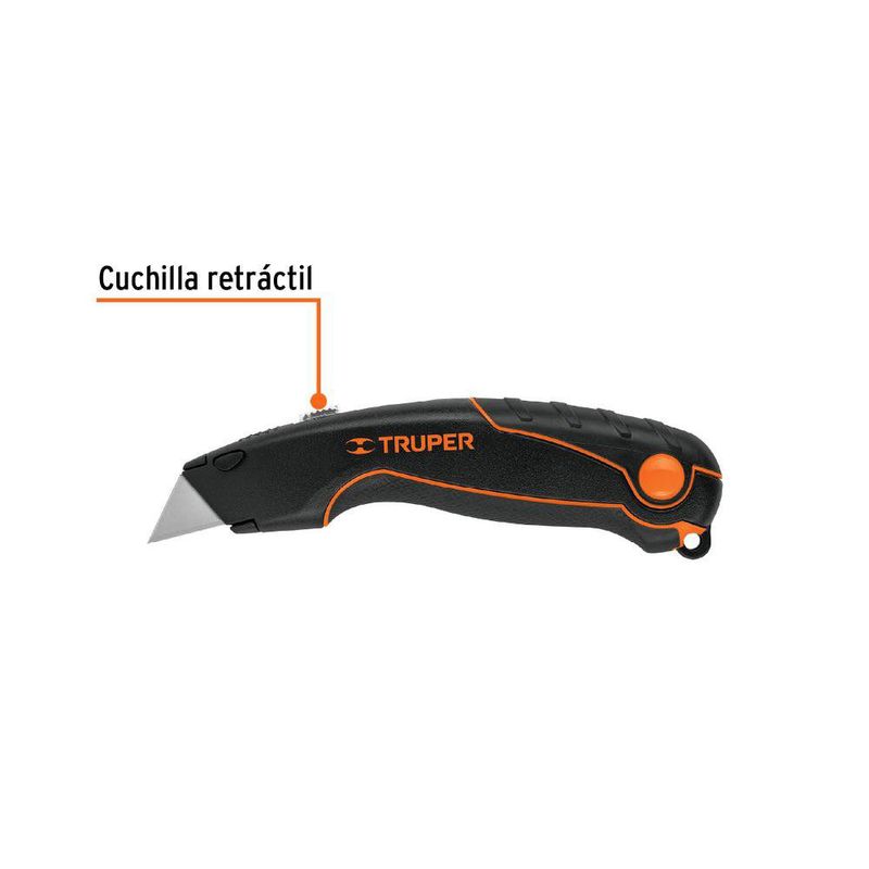 Cuchilla Multiusos Retráctil con Cuerpo de Aluminio de 7 plg