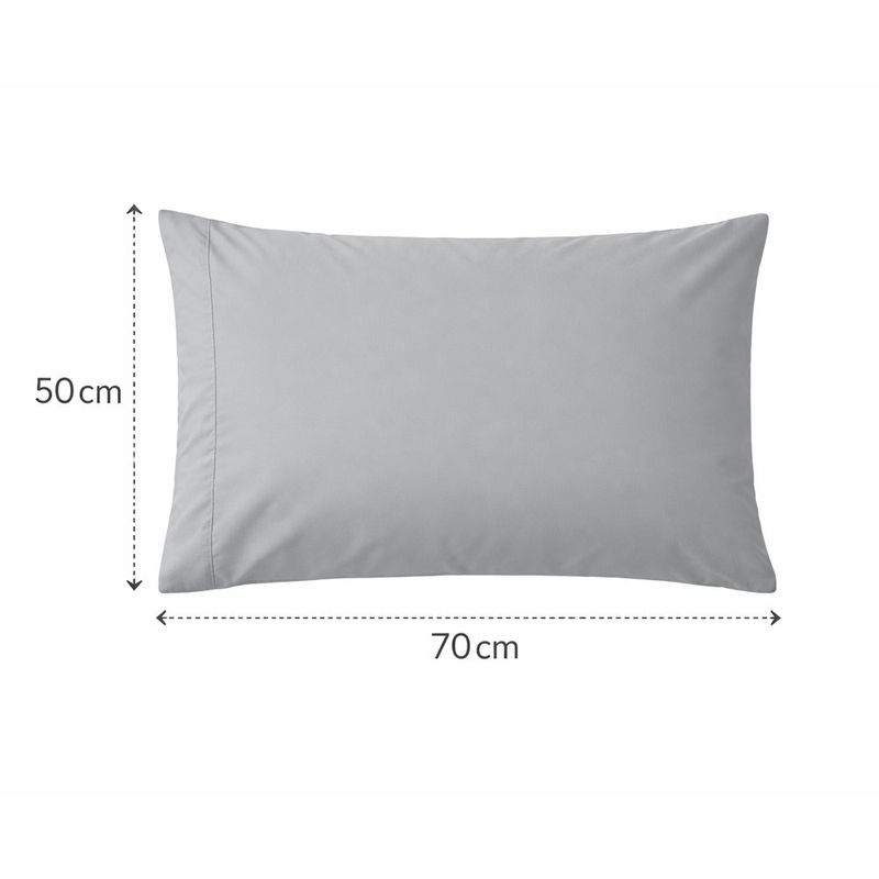 Set de Sobrefundas para Almohada 50 x 72 cm Color Gris