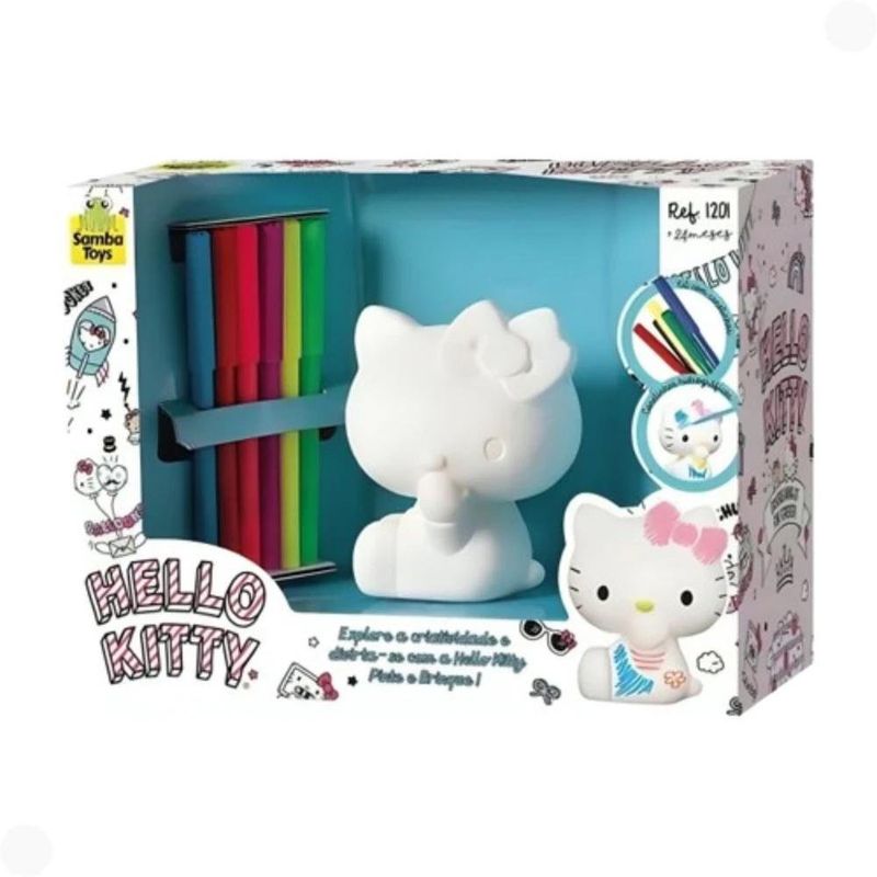 Hello Kitty Set para Pintar con Marcadores 6 Pzas