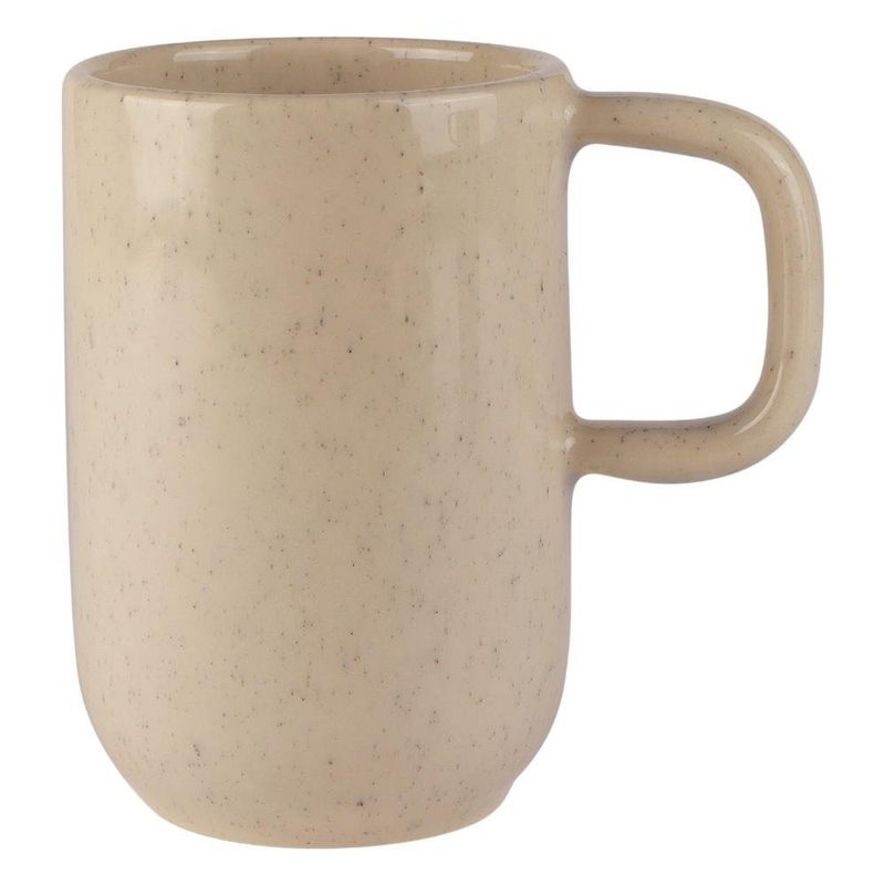 Taza de Cerámica Uno Color Crema 13.7 Onzas