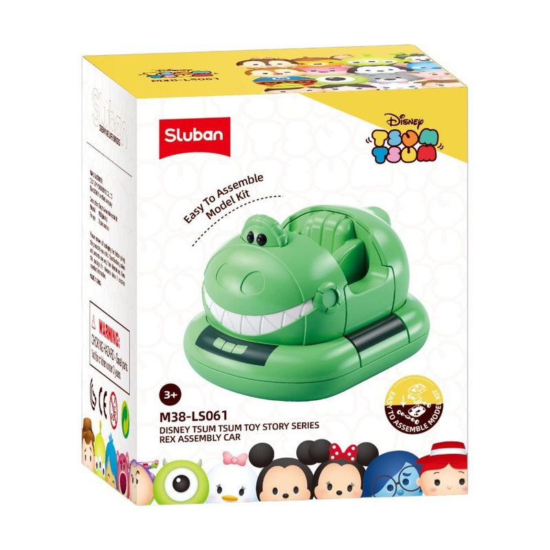 Set de Construcción Vehículo de Choques Toy Story Rex 18 Pzas